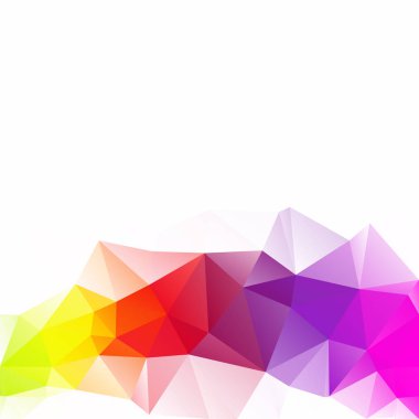Renkli poligonal mozaik arka plan yaratıcı tasarım şablonları