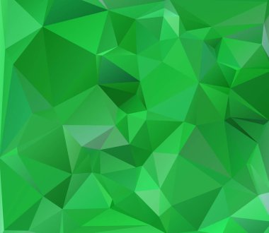 Yeşil Çokgen Mozaik Arkaplan, Yaratıcı Tasarım Şablonları