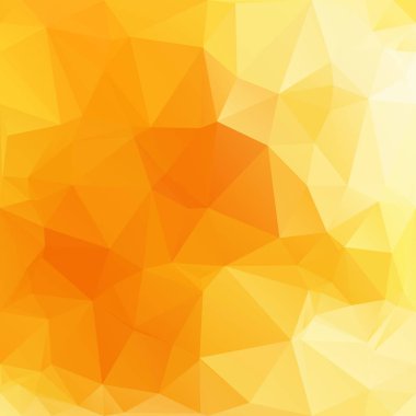 Turuncu poligonal mozaik arka plan yaratıcı tasarım şablonları