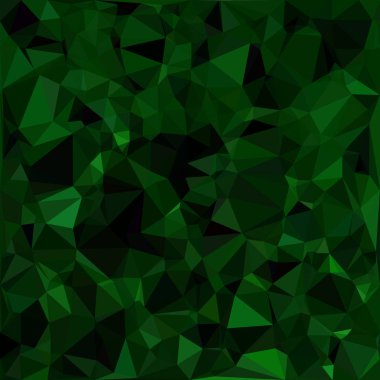 Yeşil Çokgen Mozaik Arkaplan, Yaratıcı Tasarım Şablonları