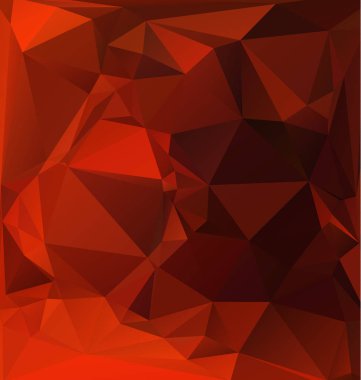 Kırmızı Çokgen Mozaik Arkaplan, Yaratıcı Tasarım Şablonları