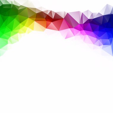 Renkli poligonal mozaik arka plan yaratıcı tasarım şablonları