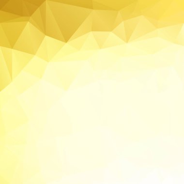 Sarı Çokgen Mozaik Arkaplan, Yaratıcı Tasarım Şablonları