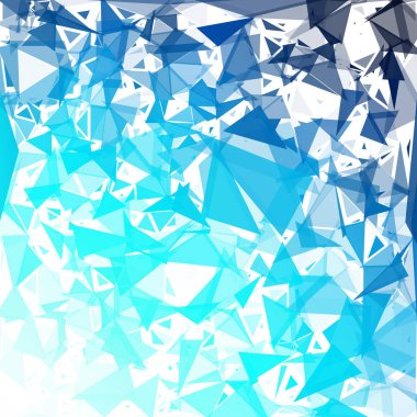 Mavi mola mozaik arka plan, yaratıcı tasarım şablonları