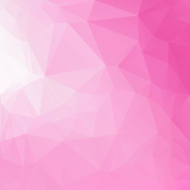 Pembe Çokgen Mozaik Arkaplan, Yaratıcı Tasarım Şablonları