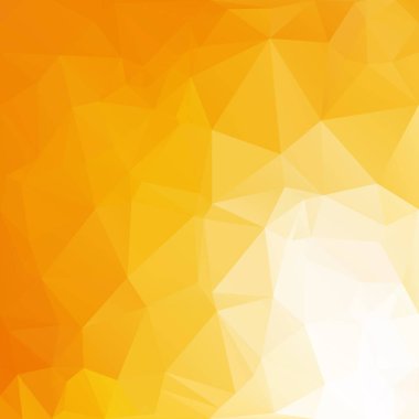 Turuncu poligonal mozaik arka plan yaratıcı tasarım şablonları