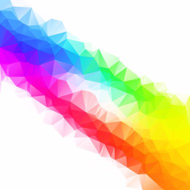 Renkli poligonal mozaik arka plan yaratıcı tasarım şablonları