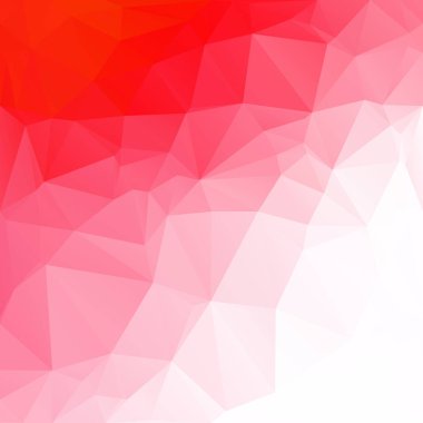Kırmızı Çokgen Mozaik Arkaplan, Yaratıcı Tasarım Şablonları