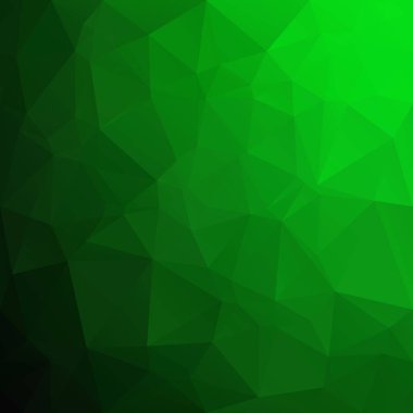 Yeşil Çokgen Mozaik Arkaplan, Yaratıcı Tasarım Şablonları