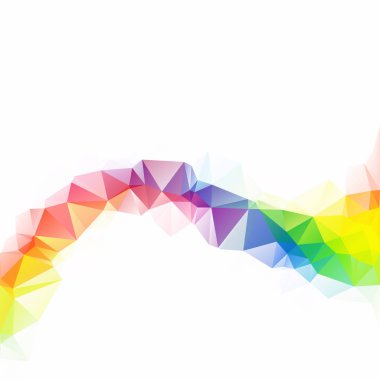 Renkli poligonal mozaik arka plan yaratıcı tasarım şablonları