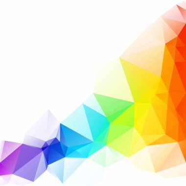 Renkli poligonal mozaik arka plan yaratıcı tasarım şablonları
