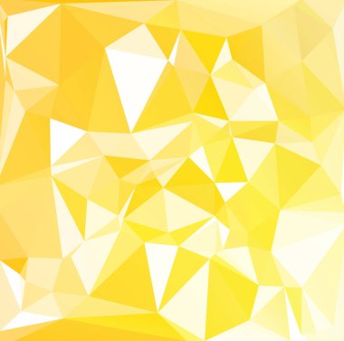 Sarı Çokgen Mozaik Arkaplan, Yaratıcı Tasarım Şablonları