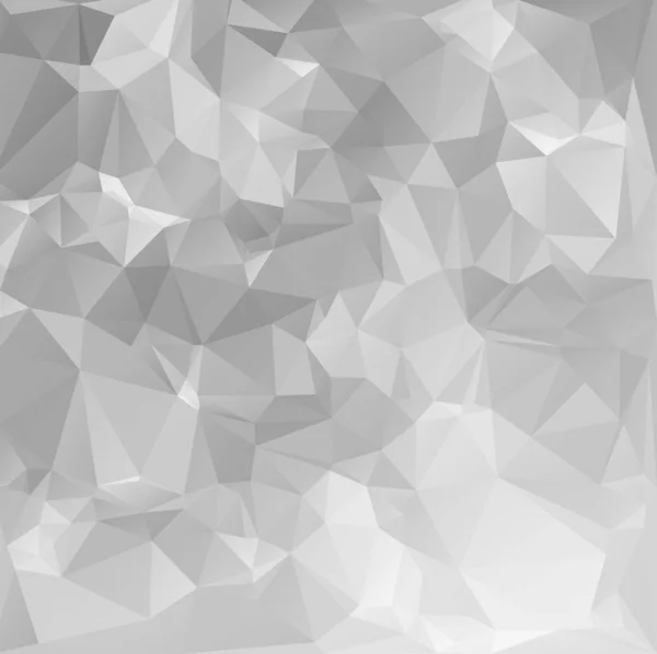 グレーホワイト多角形の背景 クリエイティブデザインテンプレート — ストックベクタ