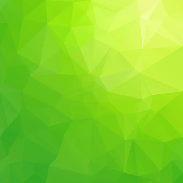 Fondo Mosaico Poligonal Verde Plantillas Diseño Creativo — Vector de stock