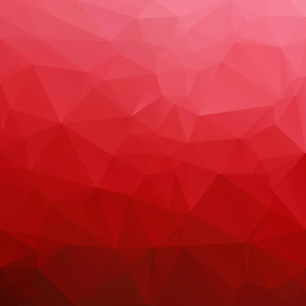 Roter Polygonaler Mosaik Hintergrund Kreative Design Vorlagen — Stockvektor