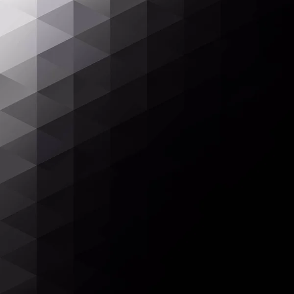 Arrière Plan Mosaïque Grille Noire Modèles Conception Créative — Image vectorielle