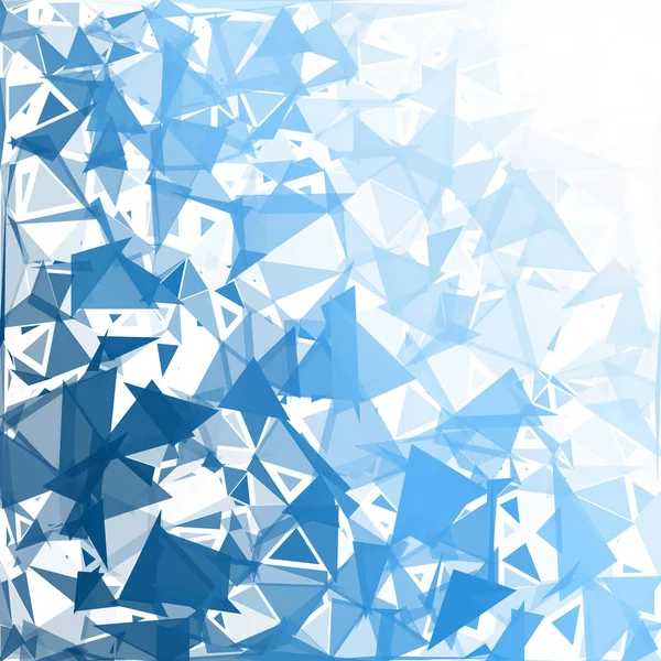 Niebieski Przerwa Mozaika Tło Kreatywne Projektowanie Szablonów — Wektor stockowy