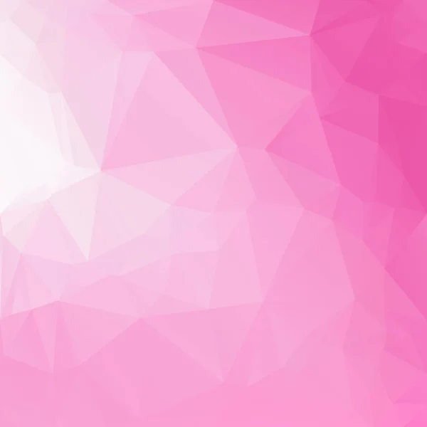 Fondo Mosaico Poligonal Rosa Plantillas Diseño Creativo — Vector de stock