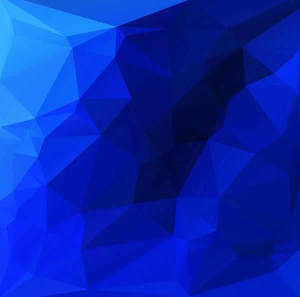 Fondo Mosaico Poligonal Azul Plantillas Diseño Creativo — Vector de stock