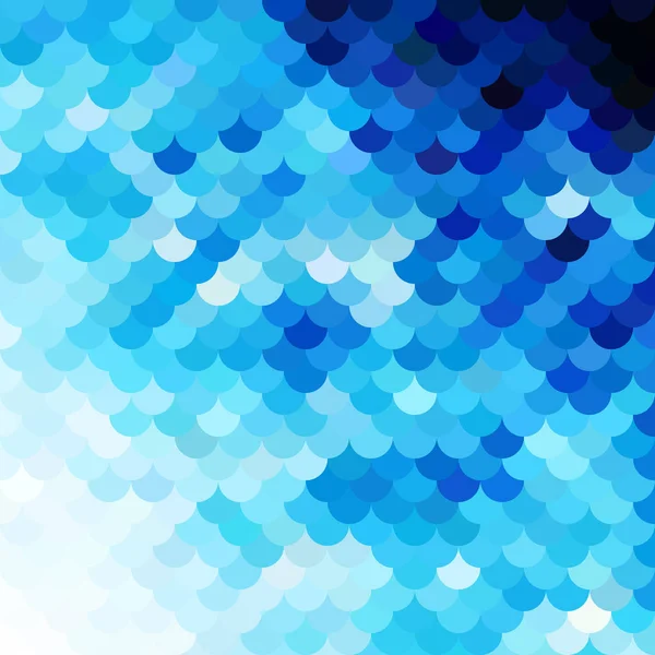 Niebieski Wzór Płytki Dachu Kreatywne Projektowanie Szablonów — Wektor stockowy