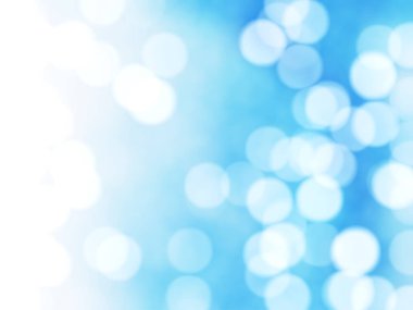 Ufuk benzersiz Soyut Mavi Bokeh şenlikli ışıklar