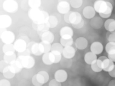 Ufuk benzersiz soyut gri beyaz Bokeh şenlikli ışıklar