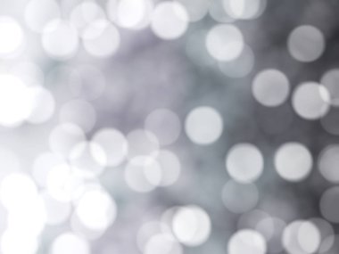 Ufuk benzersiz soyut gri beyaz Bokeh şenlikli ışıklar