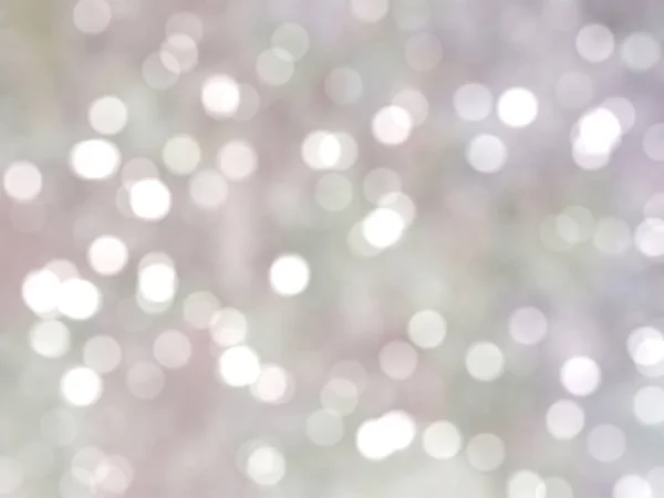 Defocused Unique Abstract Gray White Bokeh Festive Lights — Stock Photo, Image