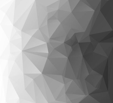 Gri Beyaz Çokgen Arkaplan, Yaratıcı Tasarım Şablonları