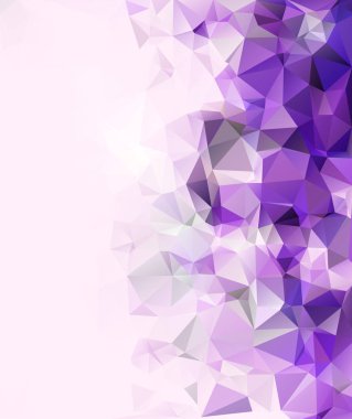 Mor Çokgen Mozaik Arkaplan, Yaratıcı Tasarım Şablonları