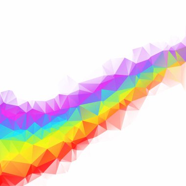 Renkli poligonal mozaik arka plan yaratıcı tasarım şablonları