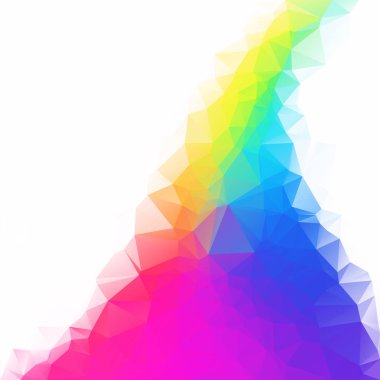 Renkli poligonal mozaik arka plan yaratıcı tasarım şablonları