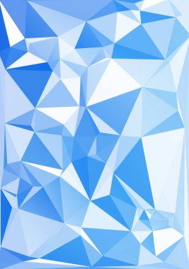 mavi çokgen mozaik arkaplan, yaratıcı tasarım şablonları