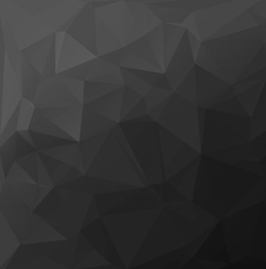 Siyah poligonal mozaik arka plan, yaratıcı tasarım şablonları