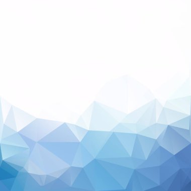 mavi çokgen mozaik arkaplan, yaratıcı tasarım şablonları