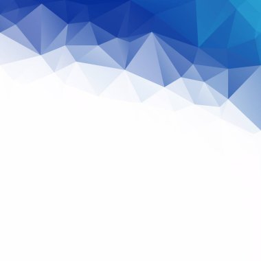 mavi çokgen mozaik arkaplan, yaratıcı tasarım şablonları