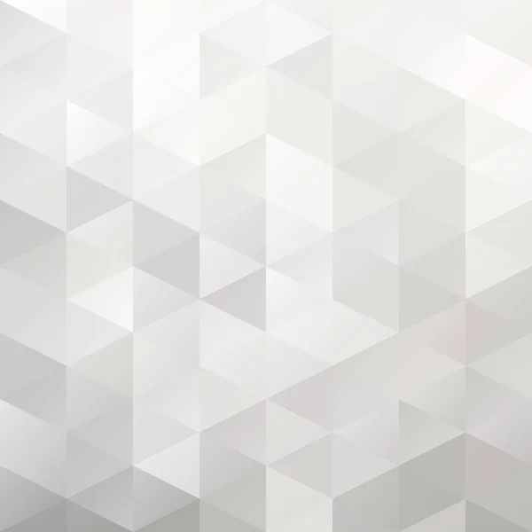 グレーホワイトグリッドモザイク背景 クリエイティブデザインテンプレート — ストックベクタ