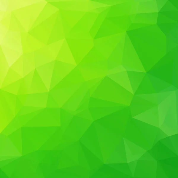 Green Polygonic Mosaic Background Creative Design Template — 스톡 벡터