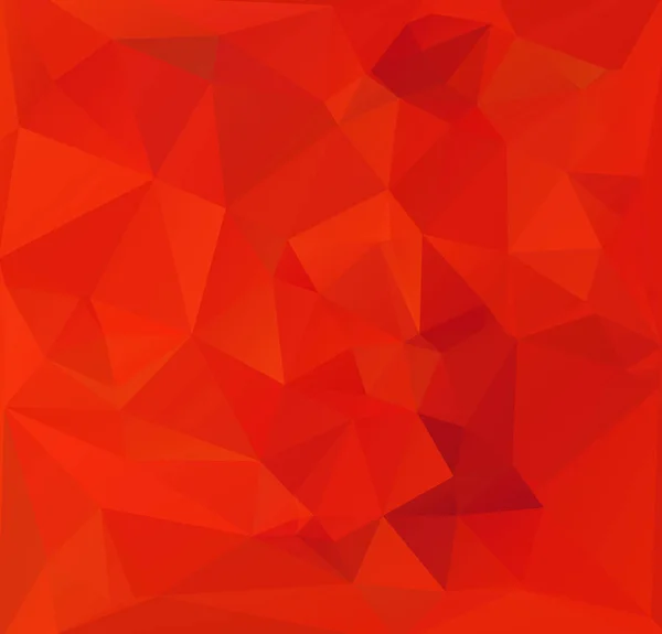 Piros Poligonális Mozaik Háttér Kreatív Tervezési Sablonok — Stock Vector