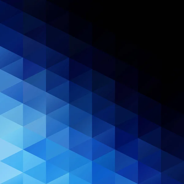 Mavi Izgara Mozaik Arkaplan Yaratıcı Tasarım Şablonları — Stok Vektör
