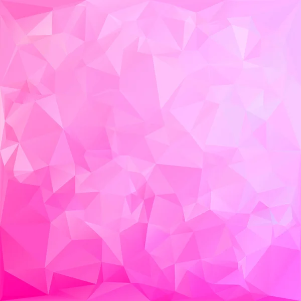 Arrière Plan Mosaïque Polygonale Rose Modèles Conception Créative — Image vectorielle