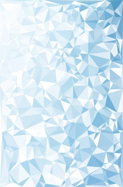 Sfondo Mosaico Poligonale Blu Modelli Design Creativo — Vettoriale Stock