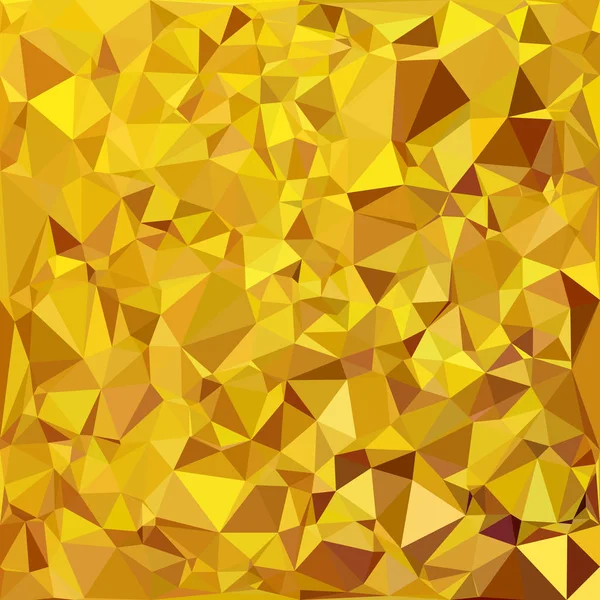 Žlutá Mnohoúhelníková Mozaika Pozadí Creative Design Šablony — Stockový vektor