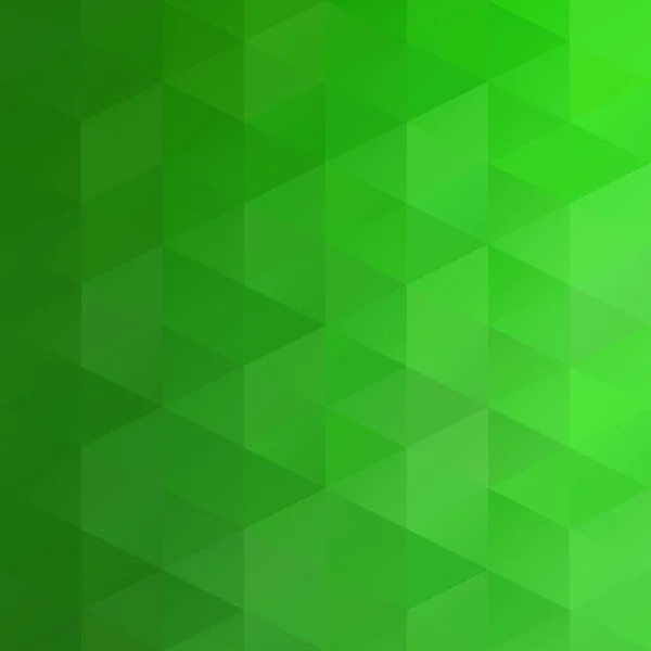グリーングリッドモザイク背景 クリエイティブデザインテンプレート — ストックベクタ