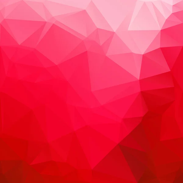 Червоний Багатокутний Мозаїчний Фон Шаблони Креативного Дизайну — стоковий вектор