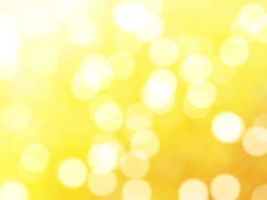 Ufuk benzersiz soyut sarı Bokeh şenlikli ışıklar
