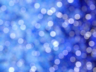 Ufuk benzersiz Soyut Mavi Bokeh şenlikli ışıklar