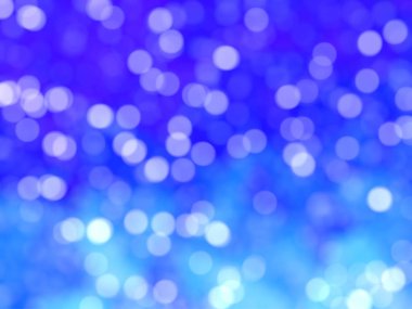 Ufuk benzersiz Soyut Mavi Bokeh şenlikli ışıklar