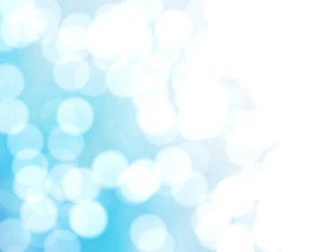 Ufuk benzersiz Soyut Mavi Bokeh şenlikli ışıklar