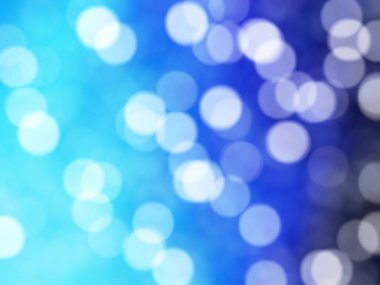 Ufuk benzersiz Soyut Mavi Bokeh şenlikli ışıklar